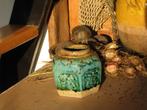 Oude Chinese  gemberpot blauw - groen oud aardewerk, Antiek en Kunst, Antiek | Keramiek en Aardewerk, Ophalen of Verzenden