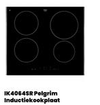 Pelgrim IK4064SR, Witgoed en Apparatuur, Kookplaten, Ophalen, 4 kookzones, Zo goed als nieuw, Inbouw