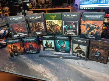 Warhammer 40k Datacards ( oude) beschikbaar voor biedingen