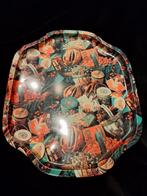 Dienblad kerst kerstmis vintage blaadje, Huis en Inrichting, Woonaccessoires | Dienbladen, Ophalen, Gebruikt, Rechthoekig, Metaal