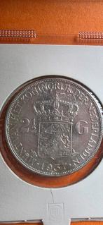 Rijksdaalder 1937, Postzegels en Munten, Munten | Nederland, Ophalen of Verzenden, Koningin Wilhelmina, 2½ gulden