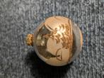 Vintage zilveren kerstbal met goud, Diversen, Kerst, Ophalen, Gebruikt