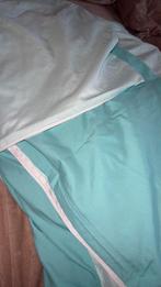 Optidee dekbedovertrekset lits-jumeaux 2kussensl 40x80cm, Huis en Inrichting, Ophalen of Verzenden, Zo goed als nieuw, Tweepersoons