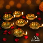 Kuber Diya - Diwali Oil Diya Set of 7, Ophalen of Verzenden, Nieuw