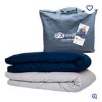 Simply cosy verzwaringsdeken 10 kg met blauwe hoes, Huis en Inrichting, Slaapkamer | Beddengoed, Blauw, Deken of Dekbed, Ophalen of Verzenden