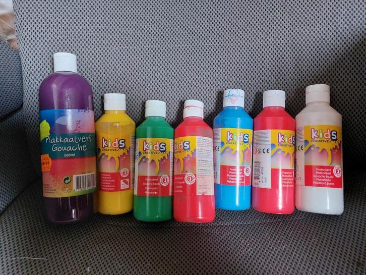 Plakkaatverf Set - Kids Creative, Hobby en Vrije tijd, Schilderen, Gebruikt, Overige typen, Ophalen of Verzenden