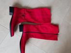Hoge laarzen rood maat 40, nalini, italy, Ophalen of Verzenden, Zo goed als nieuw, Rood, Hoge laarzen