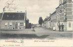 Schoondijke (Zld) Markt en Sasputsche-straat, Volk, gel.1903, Verzamelen, Ansichtkaarten | Nederland, Ophalen of Verzenden, Voor 1920