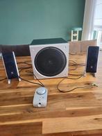 Logitech Z3 geluidsset grijs, Computers en Software, Pc speakers, Ophalen of Verzenden, Zo goed als nieuw