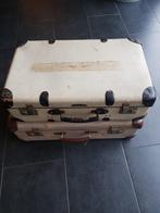 Brocante retro reiskoffer hutkoffer, Ophalen of Verzenden