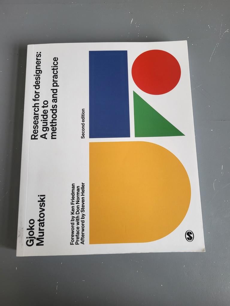 Research for Designers: A guide to methods and practice, Boeken, Ophalen of Verzenden, Gjoko Muratovski, Alpha, WO