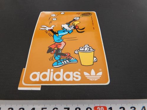 sticker strip ADIDAS  tennis GOOFY  walt Disney, Verzamelen, Stickers, Zo goed als nieuw, Bedrijf of Vereniging, Ophalen
