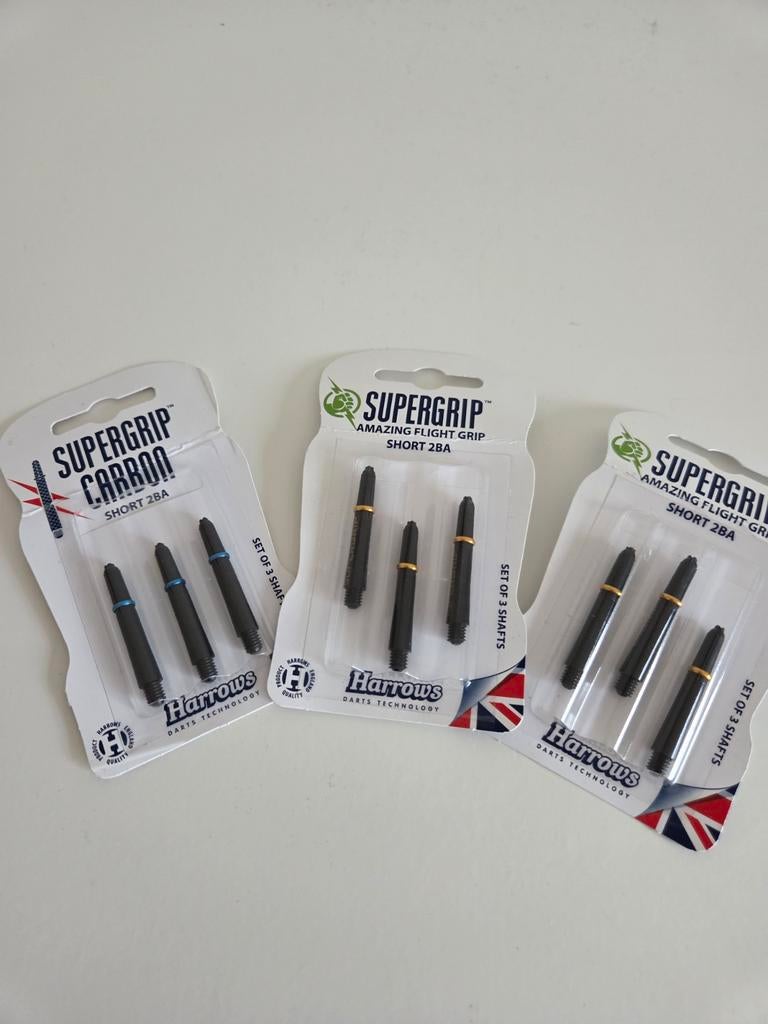 Nieuwe Harrows Supergrip Dartshafts, Sport en Fitness, Darts, Verzenden, Nieuw, Shafts