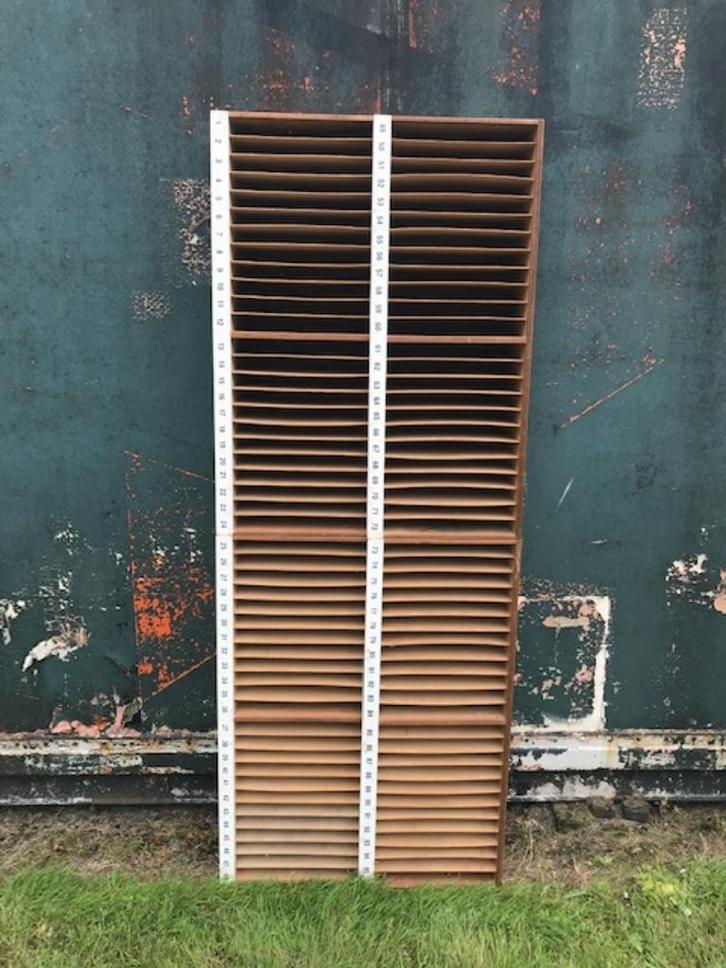 combi v 4 houten sorteer kastjes genummerd 1-100, Huis en Inrichting, Kasten | Stellingkasten, Gebruikt, Ophalen