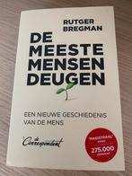 Rutger Bregman - De meeste mensen deugen, Ophalen of Verzenden, Zo goed als nieuw, Nederland, Rutger Bregman