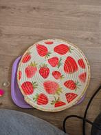 Aardbeien placemat, Ophalen of Verzenden, Glas of Kopje