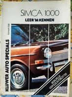 Kluwer werkplaats handboek en folder Simca 1000, Ophalen of Verzenden