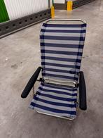 Strandstoel / Campingstoel - Inklapbaar 2 stuks, Ophalen, Zo goed als nieuw, Aluminium, Inklapbaar