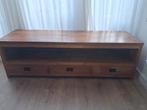 TV Kast Teak met 3 Lades - 160cm Breed, Huis en Inrichting, Kasten | Televisiemeubels, Ophalen, Gebruikt, 150 tot 200 cm, Minder dan 100 cm