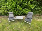 Camping klapstoelen en tafel, Ophalen, Gebruikt, Campingstoel