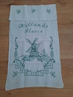 Vintage overhanddoek geborduurd keuken Hollands Glorie, Huis en Inrichting, Ophalen of Verzenden