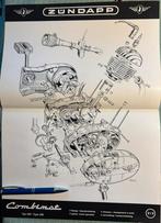 Poster Zündapp Combimot Type 266, Verzenden, Zo goed als nieuw, Motoren