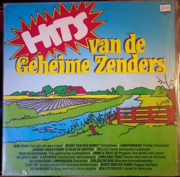 Hits van de Geheime Zenders LP - Diverse Artiesten, Cd's en Dvd's, Vinyl | Nederlandstalig, Gebruikt, Streekmuziek, Ophalen of Verzenden