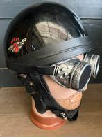 Pracht Davida oldtimer helm met stofbril, Ophalen of Verzenden, Tweedehands, Overige merken
