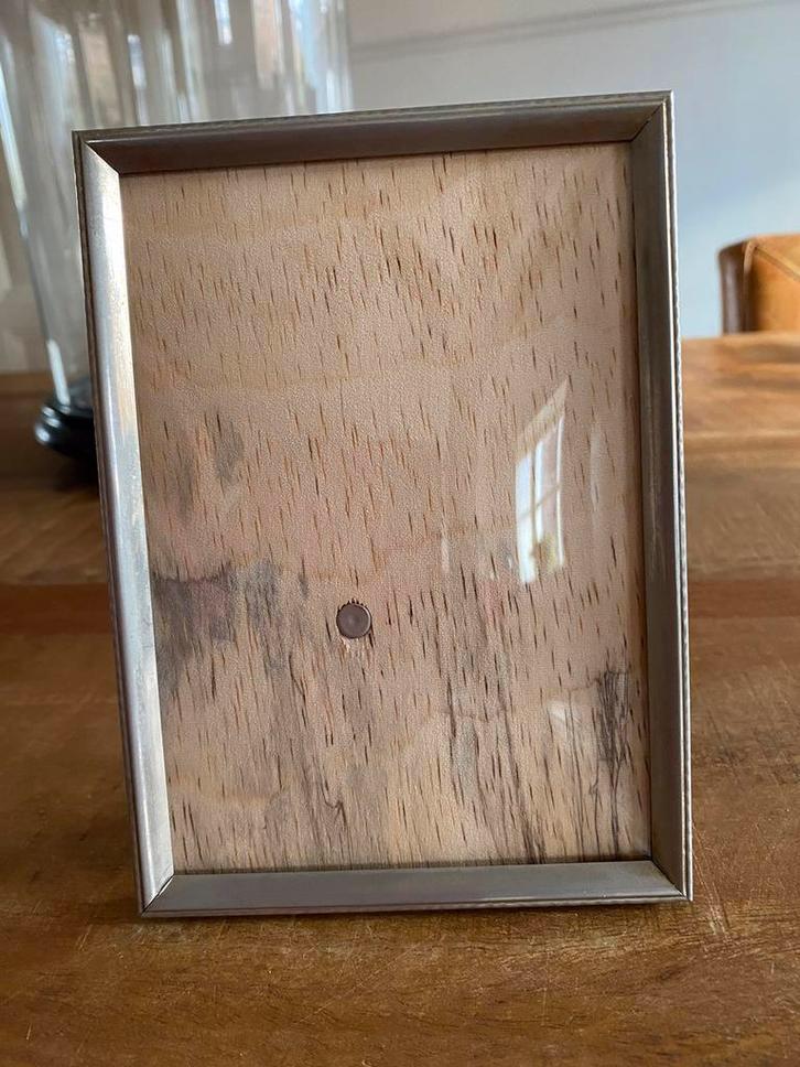 Fotolijstje vintage bolglas, Audio, Tv en Foto, Fotografie | Fotolijsten, Gebruikt, Verzenden