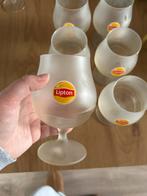 Lipton Glazen - Zo goed als nieuw!, Ophalen, Glas of Glazen, Overige stijlen, Glas