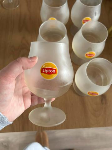 Lipton Glazen - Zo goed als nieuw! beschikbaar voor biedingen