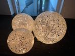 3 glazen bollen met rice lights voor indoor gebruik, Ophalen, Gebruikt, Minder dan 30 watt, Overige typen