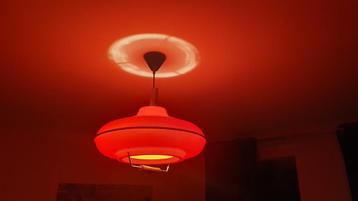 hanglamp, jaren 70, oranje vintage beschikbaar voor biedingen