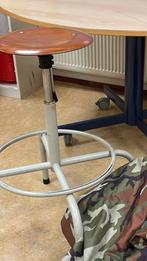 Retro Verstelbare Kruk, Ophalen, Gebruikt, In hoogte verstelbaar, 60 tot 90 cm