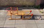 Davos Houten Slee met Rugleuning, Ophalen, Rugleuning, Zo goed als nieuw, Hout