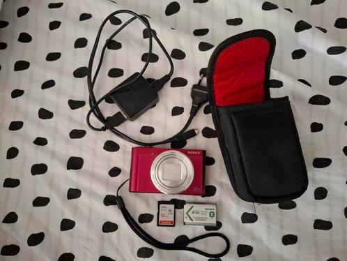 Sony DSC WC500 30x optical zoom - rood, Audio, Tv en Foto, Fotocamera's Digitaal, Zo goed als nieuw, Sony, 8 keer of meer, Ophalen
