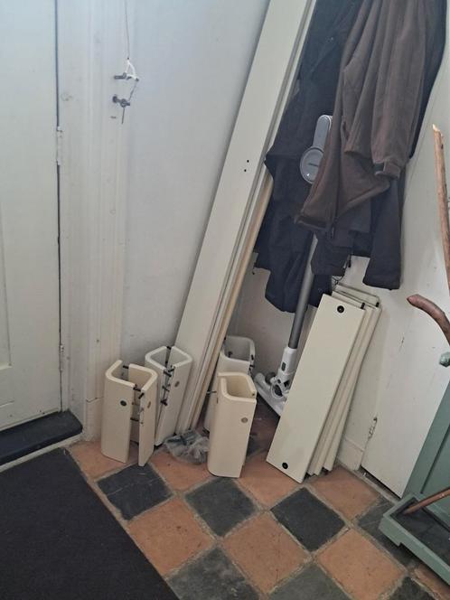 Auping poten en spiralen plus matrassen, Huis en Inrichting, Slaapkamer | Bedden, Gebruikt, Eenpersoons, 80 cm, 200 cm, Hout, Ophalen