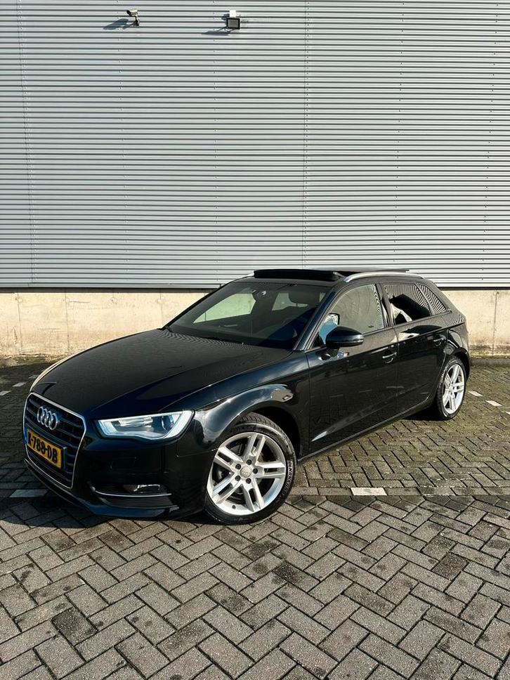 Audi A3 1.4 Tfsi Sportback S-tronic Pano Aut 2013 Zwart 90KW, Auto's, Audi, Bedrijf, A3, ABS, Adaptieve lichten, Adaptive Cruise Control