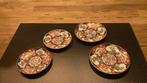 Gold imari bord 3 stuks puntgaaf, Antiek en Kunst, Antiek | Wandborden en Tegels, Ophalen