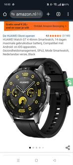 Huawei smartwatch gt, 4, Sieraden, Tassen en Uiterlijk, Smartwatches, Ophalen of Verzenden, Zo goed als nieuw, Zwart, Android