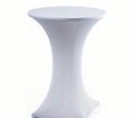 Statafel tafelrok 60x110 cm, Verzenden, Nieuw, Rond