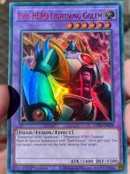 Yu-Gi-Oh! Evil HERO Lightning Golem LDS3 1st Ed !, Verzenden, Zo goed als nieuw, Losse kaart, Foil