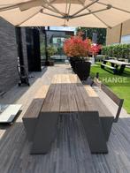 Extremis Hopper 300 cm picknicktafel tafel incl. rugleuning, Waterstad 23, Zo goed als nieuw, Rechthoekig, Info@lightchange.nl