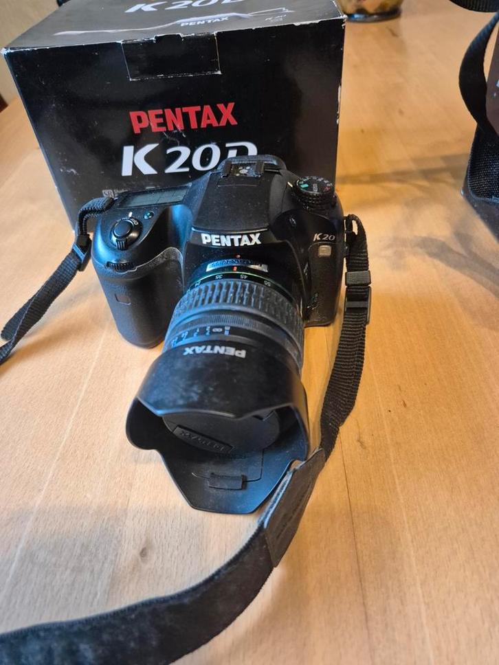 Pentax K20D + lenzen en accessoires, Audio, Tv en Foto, Fotocamera's Digitaal, Pentax, Ophalen of Verzenden