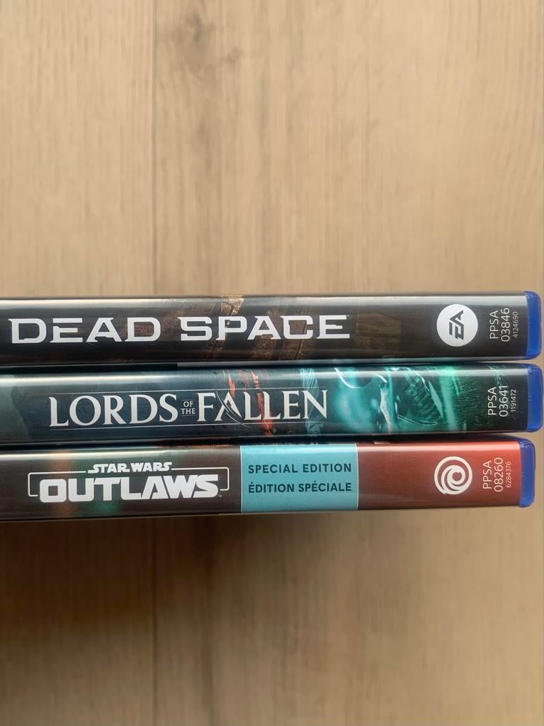 PS5 Games Bundel: Star Wars Outlaws, Dead Space, Lords of Fa, Spelcomputers en Games, Games | Sony PlayStation 5, Ophalen of Verzenden