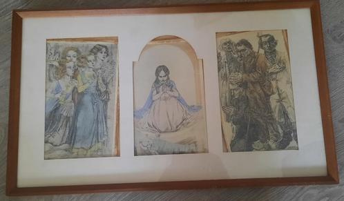 religieuse prenten, Verzamelen, Religie, Gebruikt, Kaart of Prent, Ophalen of Verzenden