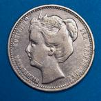 25 cent 1902, Postzegels en Munten, Munten | Nederland, Verzenden, Zilver, 25 cent, Koningin Wilhelmina