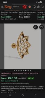 Piercing/oorbel Helix te koop! Nieuw, Sieraden, Tassen en Uiterlijk, Piercings, Ophalen of Verzenden, Nieuw, Goud