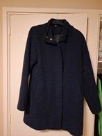 Donkerblauwe gemêleerde tussenjas - Maat 40, Kleding | Dames, Ophalen of Verzenden, Maat 38/40 (M), Blauw