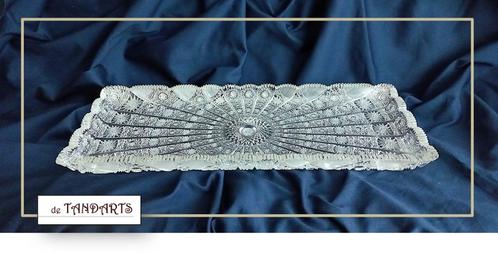 Grote Serveerschaal, 45 cm – kristal, ca. 1965, Antiek en Kunst, Antiek | Glas en Kristal, Ophalen of Verzenden
